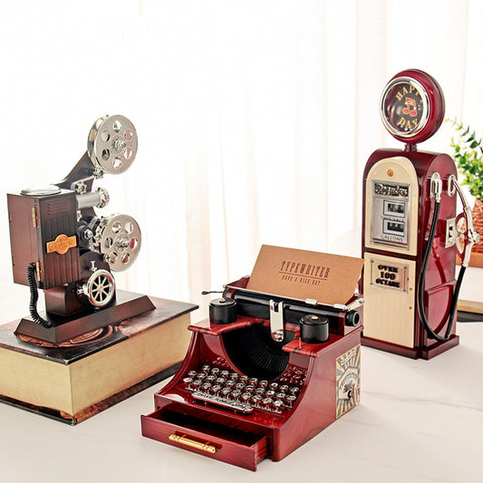 Retro Projector Typewriter Decorative Ornaments