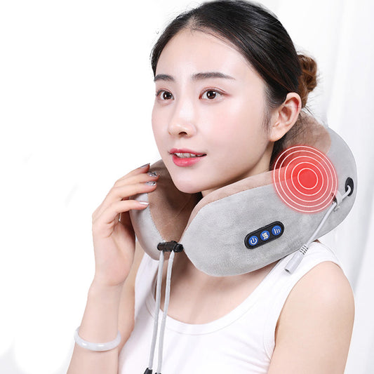 Portable Electric Neck Massager Pillow